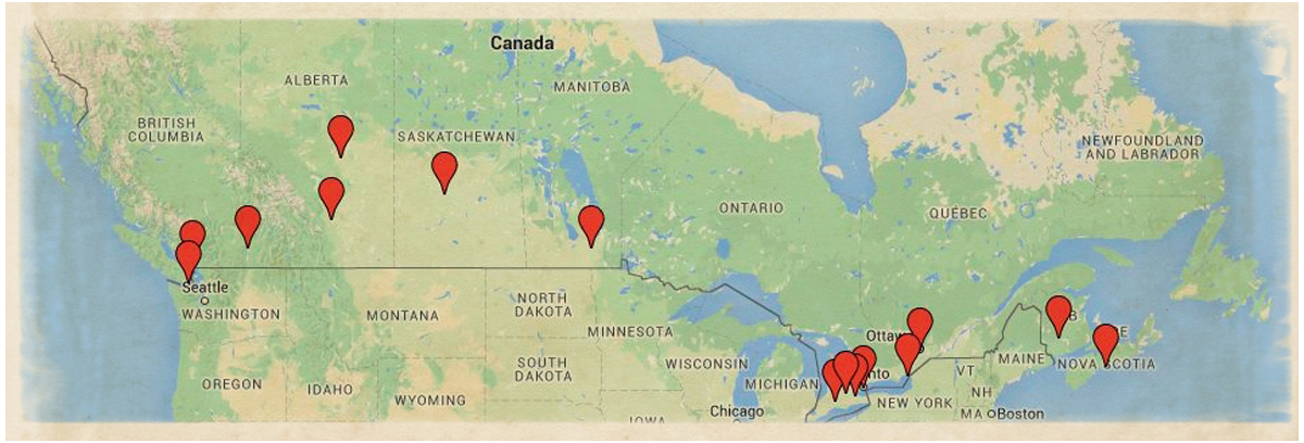 Chapters Camino 2016 Canada Santiago