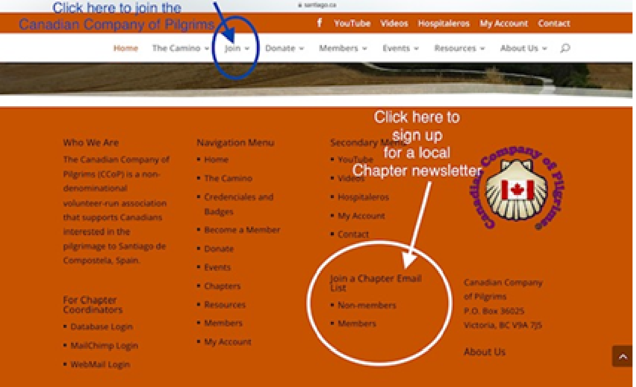 Website Join or Sign Up For Our Newsletters