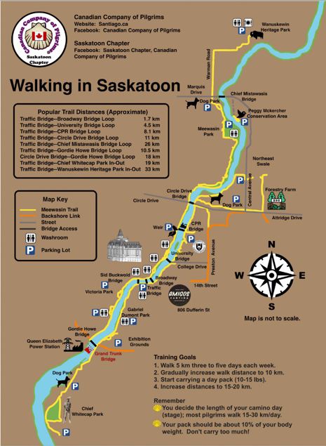Walking in Saskatoon